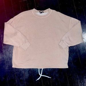 Drawstring sweater